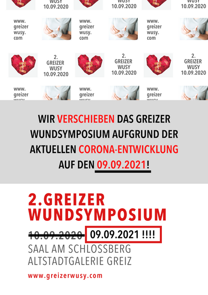 2. GREIZER WUNDSYMPOSIUM - 10.09.2020 - Eintrittskarte