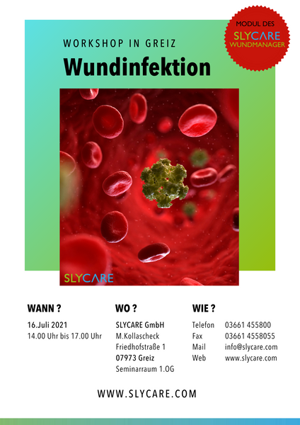 SLYCARE Workshop "Wundinfektion" - 16.07.2021 Eintrittskarte